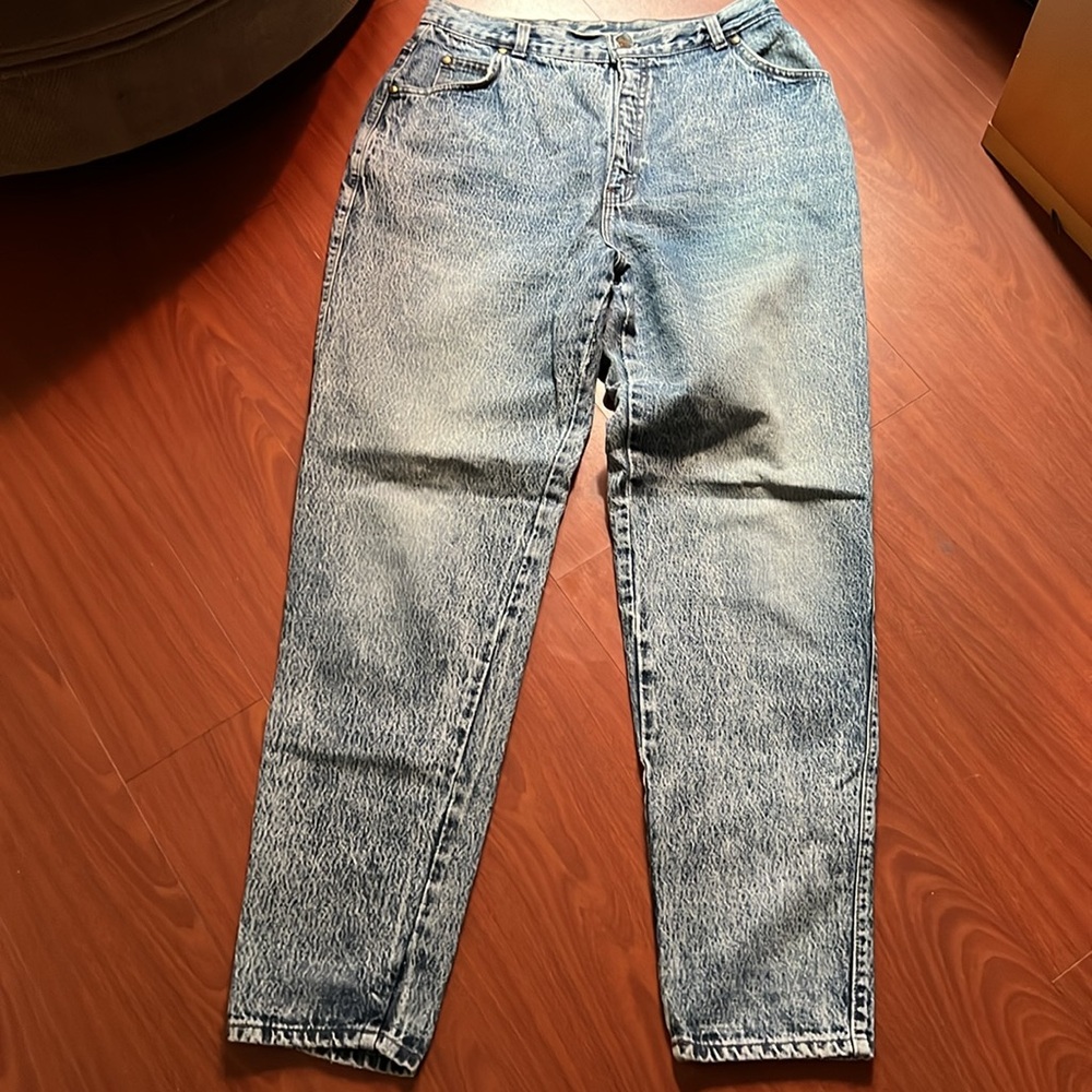 Levi's Classic vintage Orange tab‎ Blue acid wash Jeans size 18